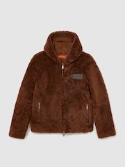 McLaren Racing Shearling Hooded Jacket Unisex-Fit - Image 2 of 9