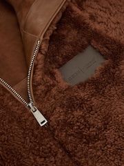 McLaren Racing Shearling Hooded Jacket Unisex-Fit - Image 8 of 9