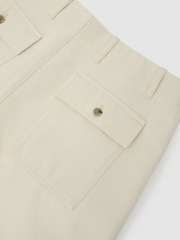Reiss Dilan Cotton and Wool Relaxed-Fit Trousers - Image 6 of 6