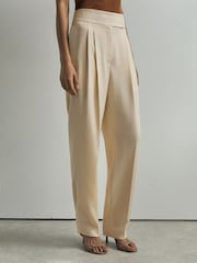 Atelier Woven Tapered Pleated Trousers - Image 4 of 7
