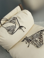 Atelier Wendbare Bikinihose Mit Animal-Print - Bild 1 von 3