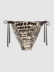 Atelier Wendbare Bikinihose Mit Animal-Print - Bild 2 von 3