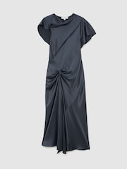 Reiss Slate Grey Sasha Dress - Image 2 of 6