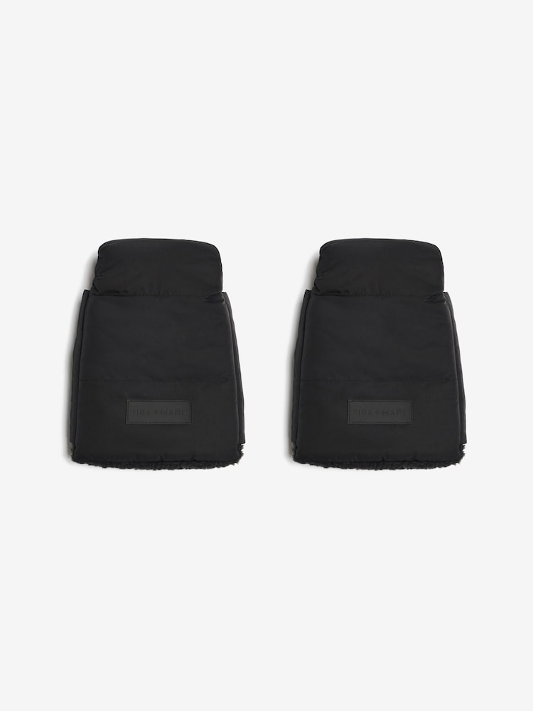 Tiba + Marl Black Universalbuggy Handmitts - Image 1 of 4 Tiba + Marl Black Universalbuggy Handmitts - Image 1 of 4