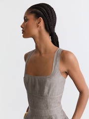 Reiss Neutral Flora Jumpsuit - Image 6 of 9