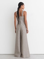 Reiss Neutral Flora Jumpsuit - Image 7 of 9