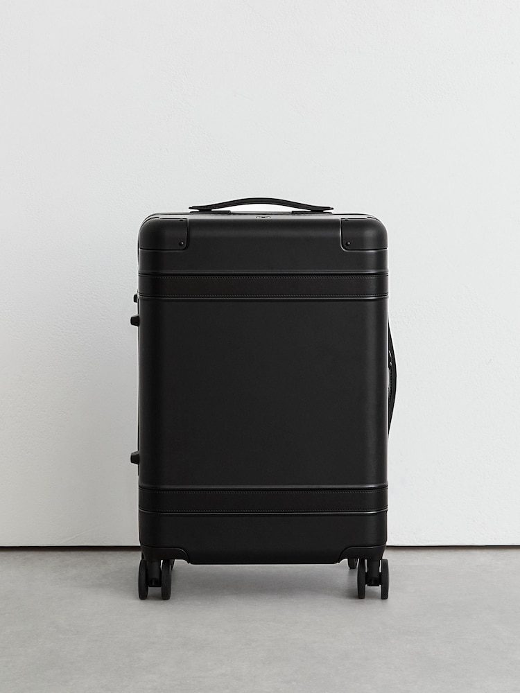 Reiss Black Atticus Reiss | Journeymaker Hard-Shell Cabin Suitcase - Image 1 of 7