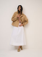 Nobodys Child Cropped Tie Trench Coat - صورة 5 من 7