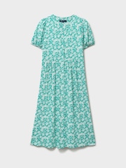 Crew Clothing Blue Kiki Button-Through Jersey Dress - Image 5 of 5