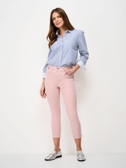 Crew Clothing Pink Cropped Jeans - Image 3 of 5
