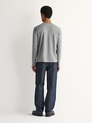 Belstaff Grey Long Sleeved Logo T-Shirt - Image 2 of 5