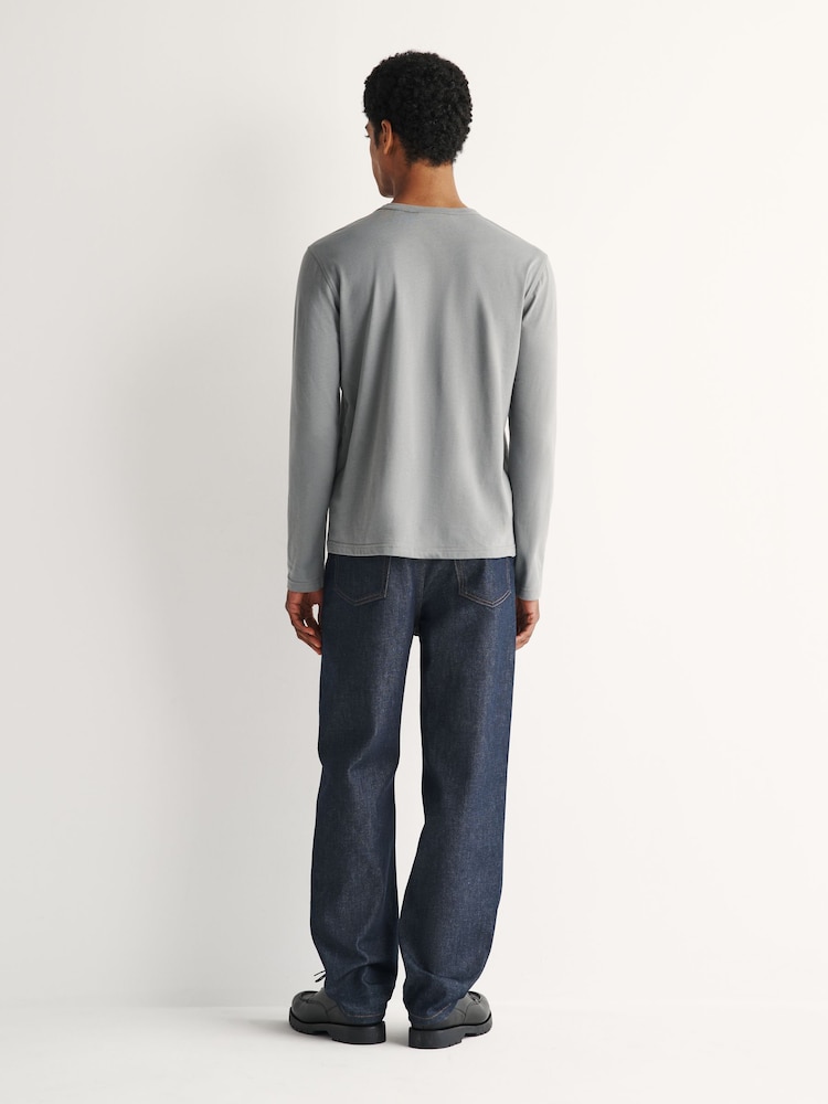 Belstaff Grey Long Sleeved Logo T-Shirt - Image 2 of 5