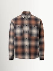 Camisa de franela de algodón cepillado Belstaff Outpost - Imagen 1 de 3