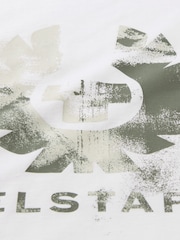 Belstaff White Blur Graphic Print T-Shirt - Image 2 of 2