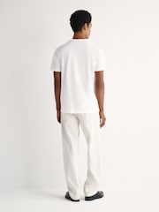 Belstaff White Blur Graphic Print T-Shirt - Image 3 of 5