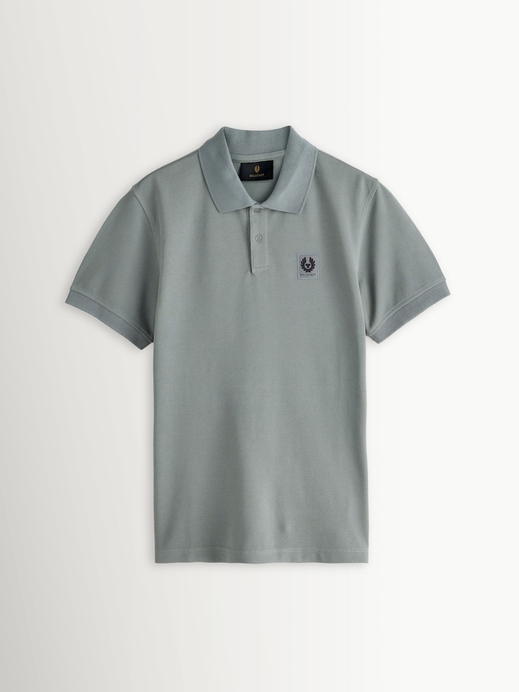 Belstaff Grey Logo Polo Shirt - Image 1 of 1