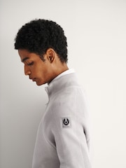 Belstaff Grey Bradwell Quarter Zip Jumper - Image 5 of 6
