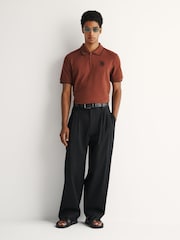 Belstaff Red Tipped Logo Polo Shirt - Image 3 of 5