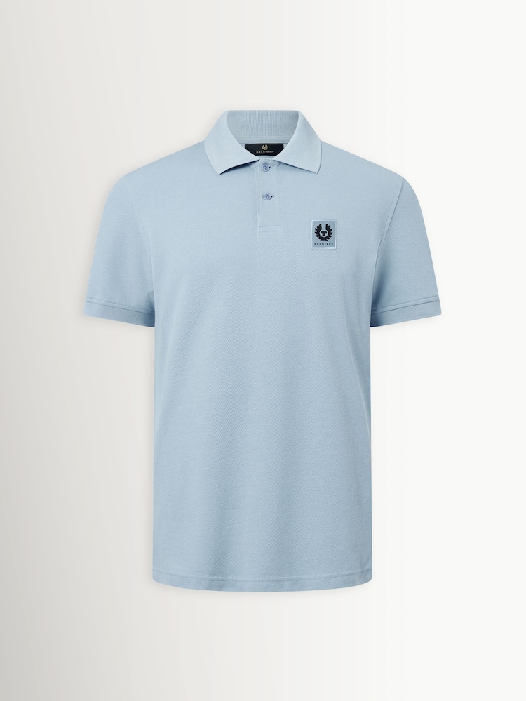 Belstaff Blue Logo Polo Shirt - Image 1 of 3