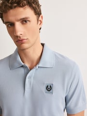 Belstaff Blue Logo Polo Shirt - Image 5 of 8