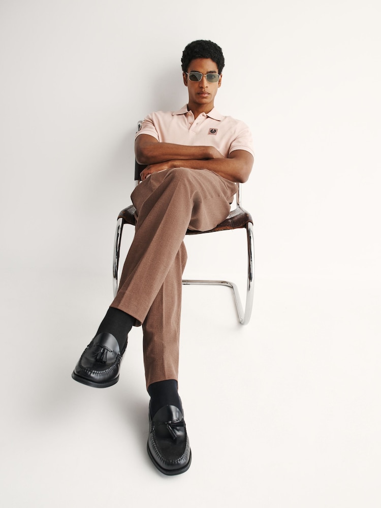 Belstaff Pink Logo Polo Shirt - Image 5 of 5