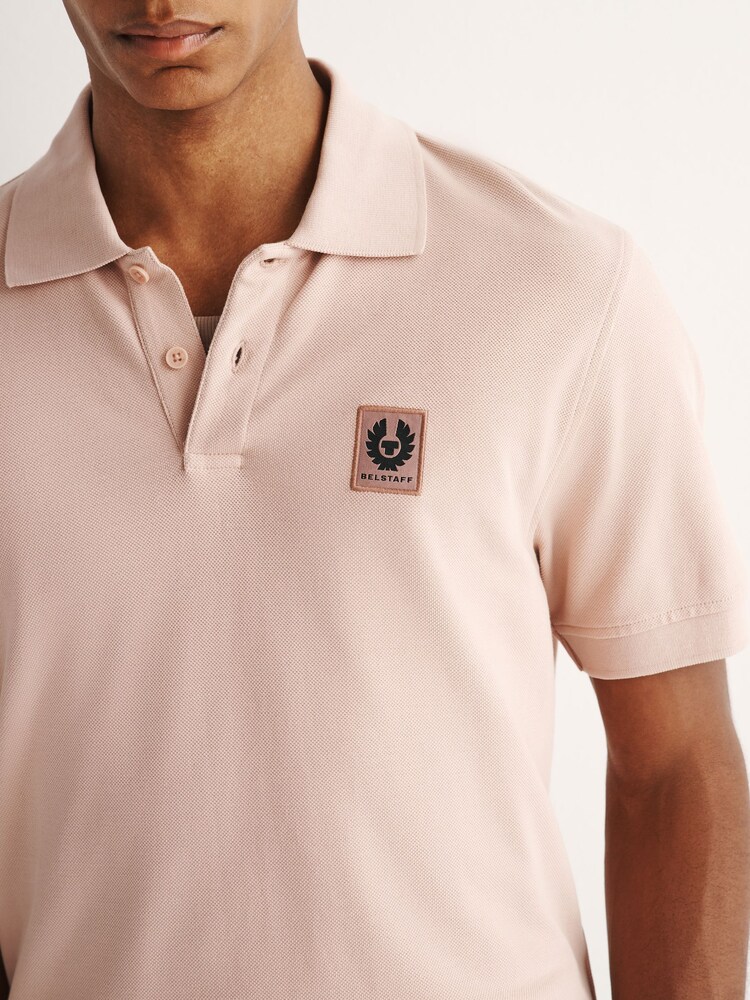 Belstaff Pink Logo Polo Shirt - Image 6 of 6
