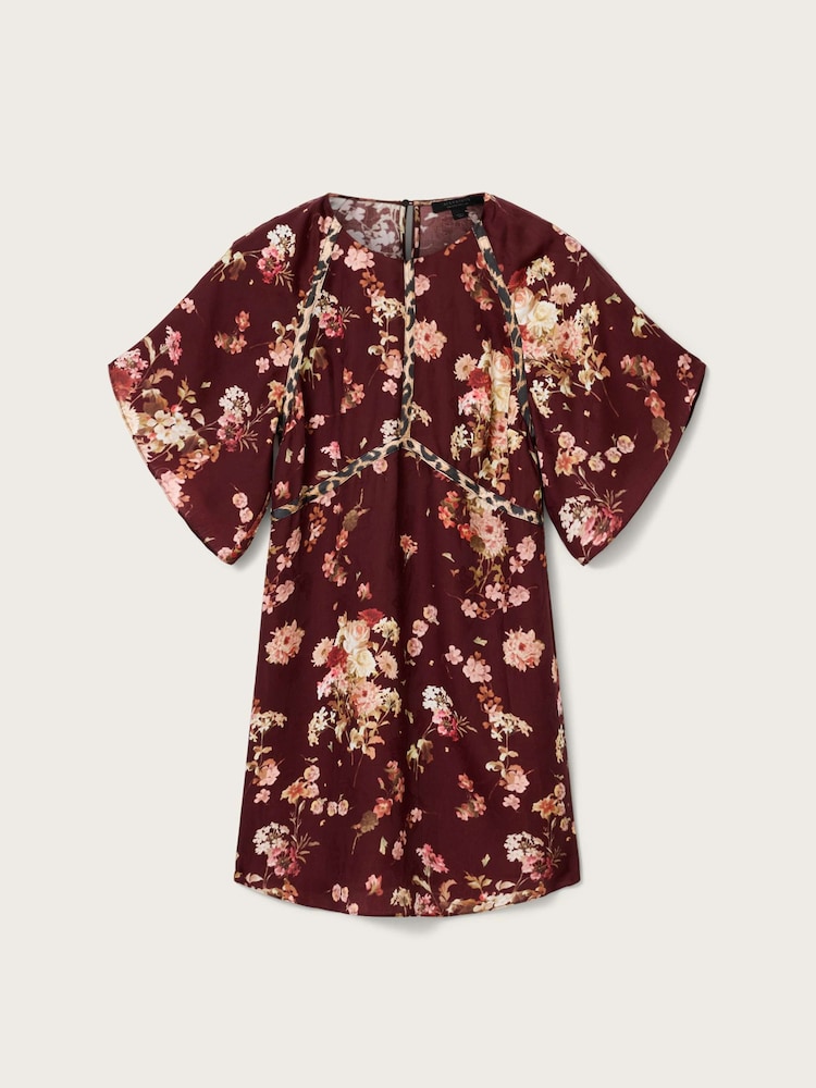 AllSaints Red Xena Dress - Image 6 of 6