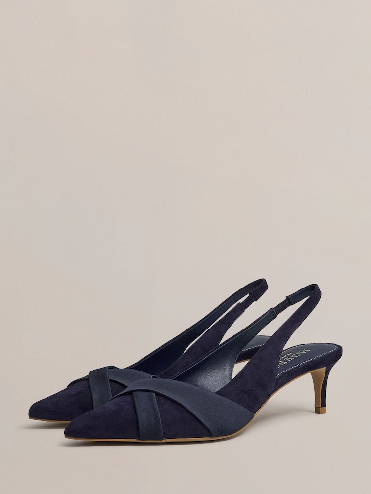 Hobbs Blue Renee Slingbacks - Image 4 of 4