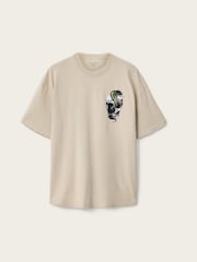 AllSaints White Snakehead Short Sleeve Crew Neck T-Shirt - Image 7 of 7