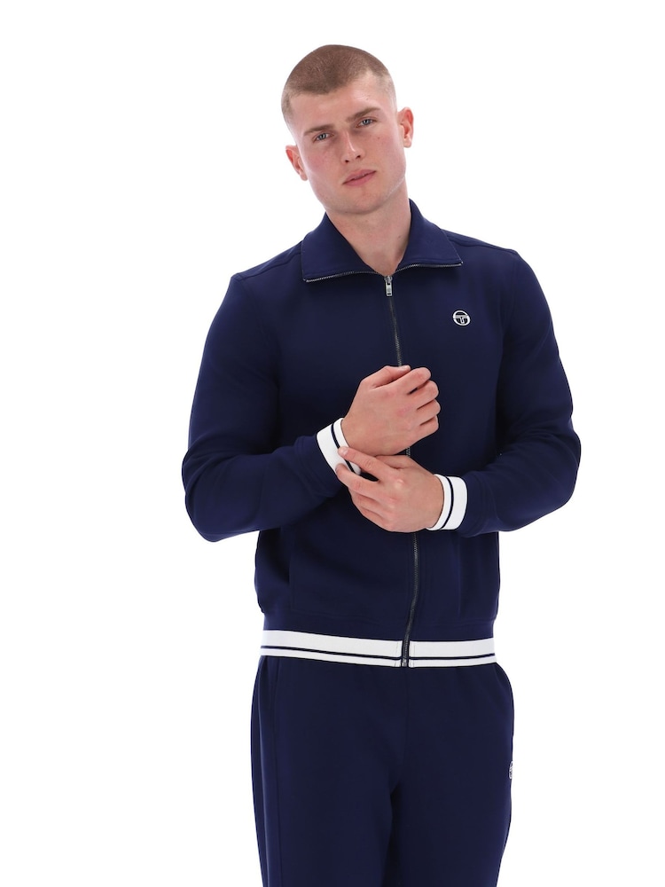 Sergio Tacchini Blue Attilio Tptrack Top - Image 2 of 4