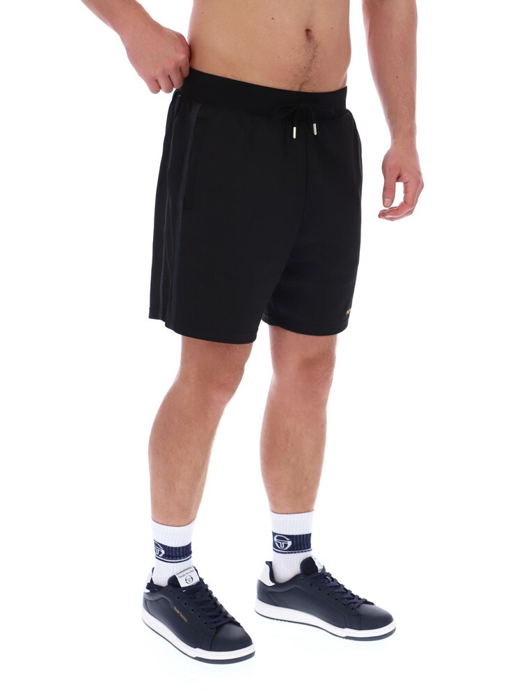 Sergio Tacchini Black Cassio Shorts - Image 2 of 4