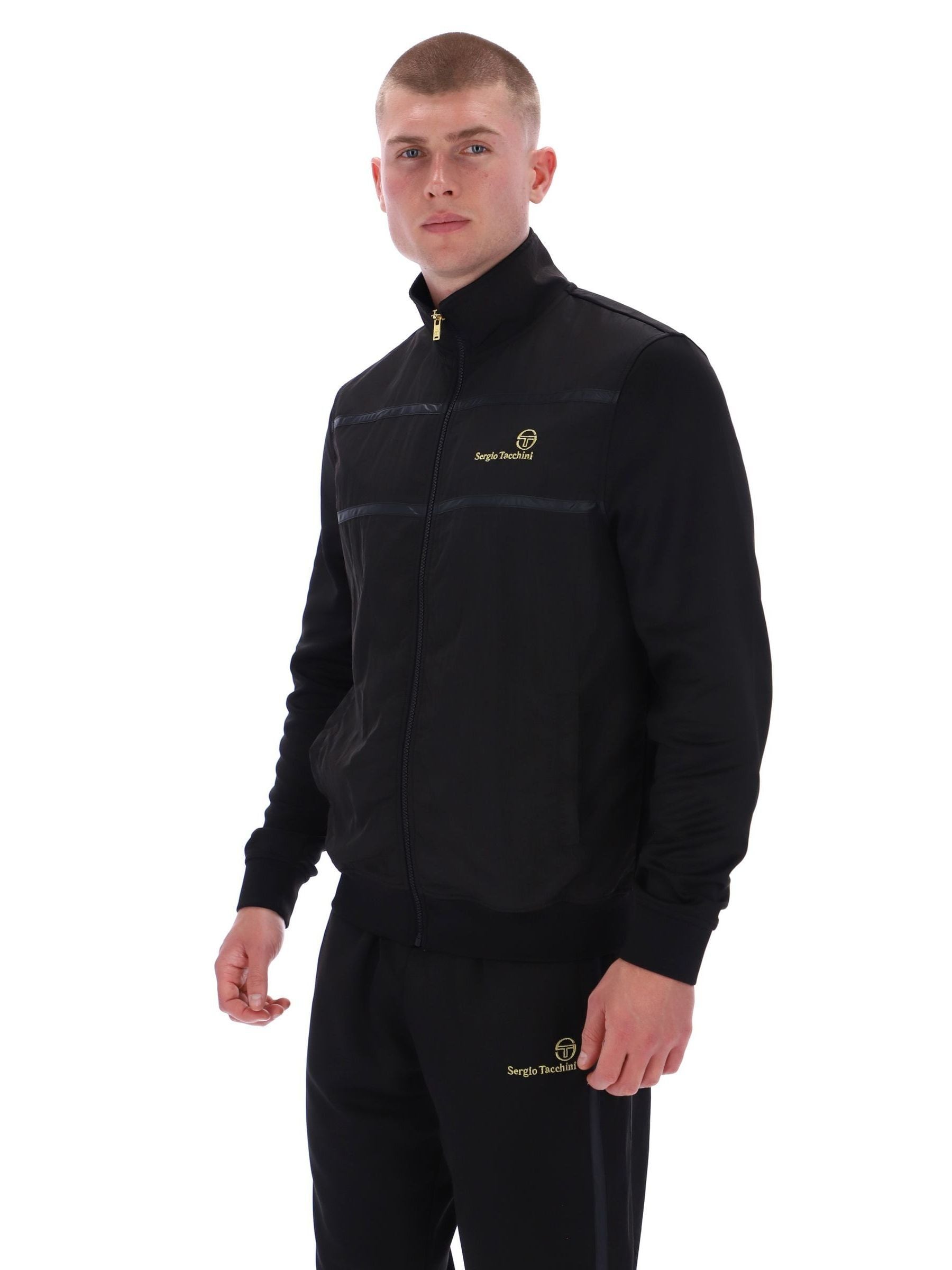 Buy Sergio Tacchini Black Cassio Tptrack Top from Next USA