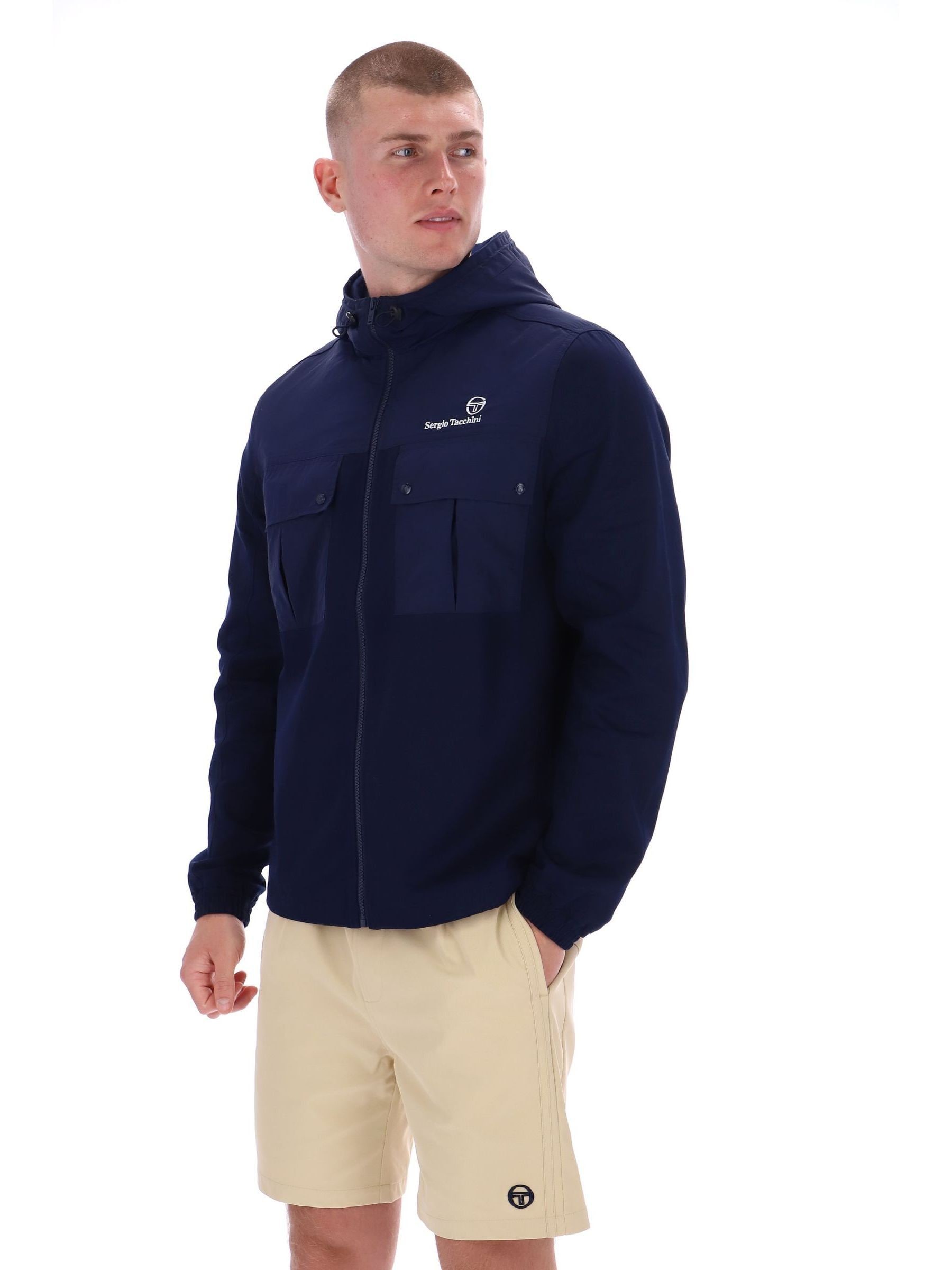 Buy Sergio Tacchini Blue Calisti Hooded Jacket from Next USA