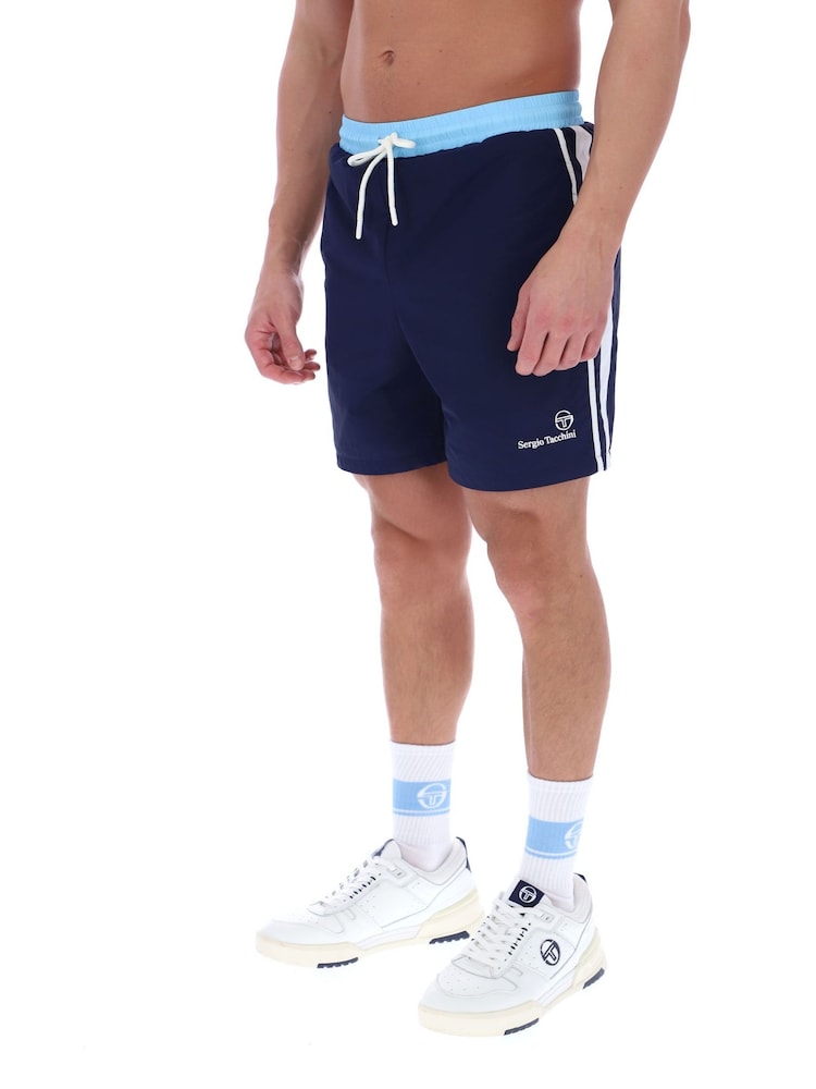 Sergio Tacchini Blue Cortese Ssswim Shorts - Image 1 of 4