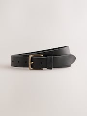 Black Casual Leather Belt - Image 2 of 4