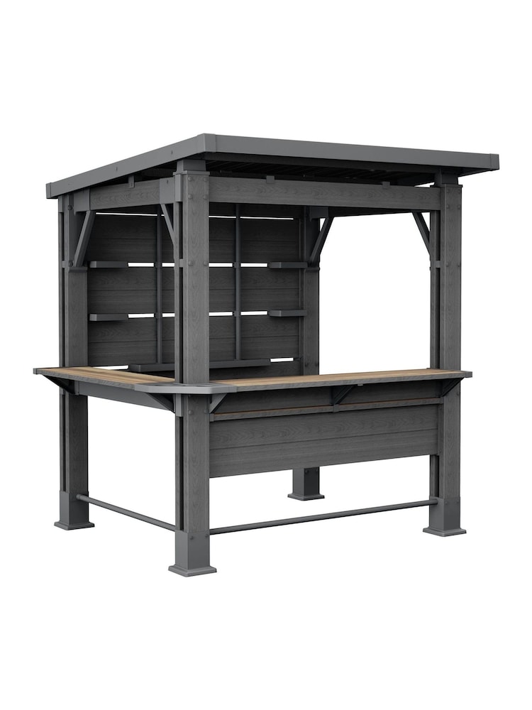 Keter Ashwood Brown Signature Gazebo Garden Bar - Image 6 of 6