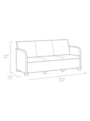 Keter Grey Rosalie 5 Seater Garden Lounge Set with Storage Table - Image 4 of 6