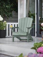 Keter Set of 2 Vintage Green Alpine Adirondack Garden Chairs - Image 1 of 6