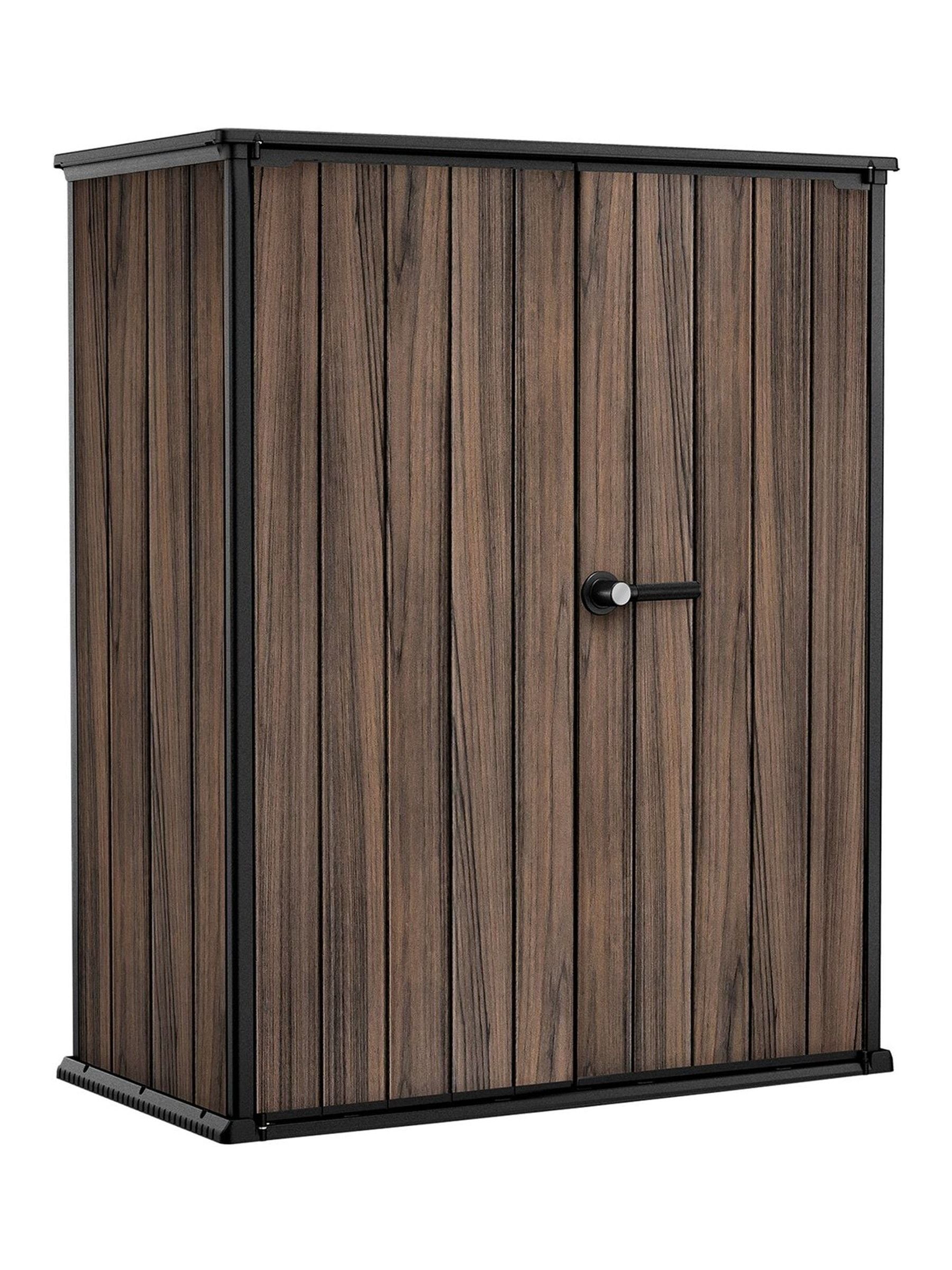 Buy Keter Rosewood Brown Signature 1400L High Store Garden Storage