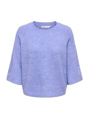 ONLY Blue 3/4 Sleeve Jumper - Image 1 of 2