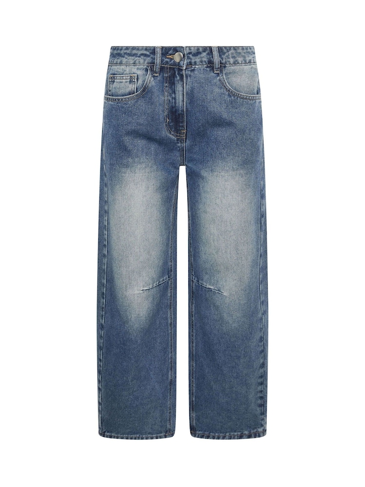 PixieGirl Petite Blue Full Length Balloon Jeans - Image 2 of 2