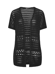 أسود - سترة كيمونو من Yours Curve - Image 4 of 5