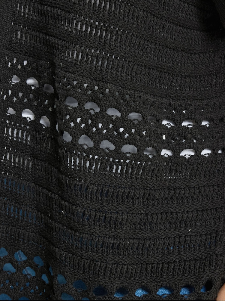 أسود - سترة كيمونو من Yours Curve - Image 5 of 5 أسود - سترة كيمونو من Yours Curve - Image 5 of 5