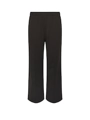 שחור - PixieGirl Petite מכנסי סקובה בעיטור קפל תפור - תמונה 5 מתוך 5