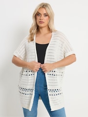 كريم - سترة كيمونو من Yours Curve - Image 1 of 5