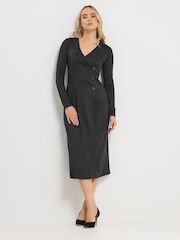 Robe mi-longue Long Tall Sally boutonnée - Image 2 de 5