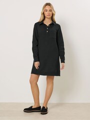 M&Co Black Shirt Dress - Image 1 of 5