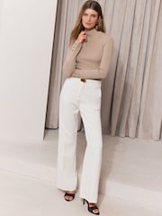 Neutralny - Lipsy Cable Roll Neck Jumper - Obraz 2 z 6