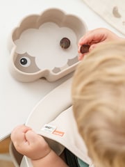 Done by Deer Natural Silicone Stick & Stay Bowl Sheepy Sand - Image 1 of 6