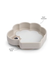 Done by Deer Natural Silicone Stick & Stay Bowl Sheepy Sand - Image 4 of 6